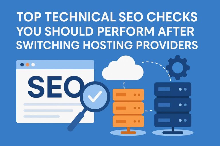 Technical SEO Checks After Switching Hosting