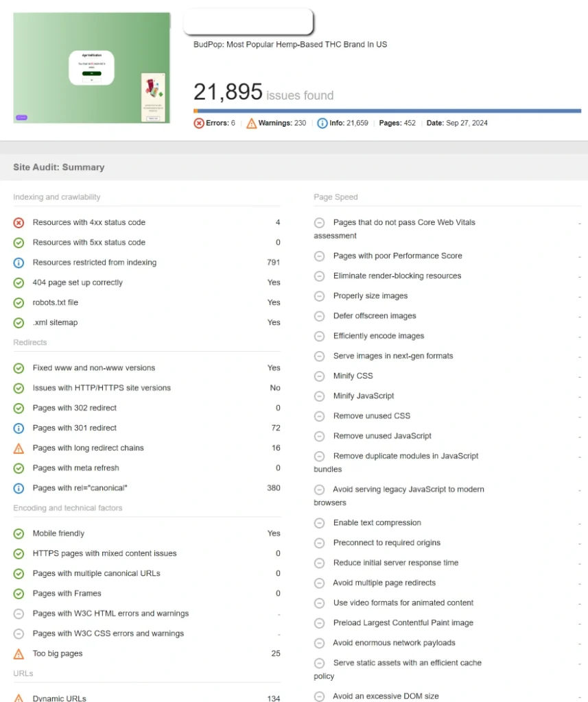 Technical SEO Audit Report
